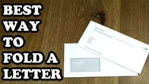 Letter Size envelope