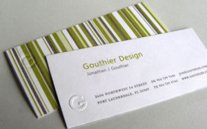 Die Embossed Card
