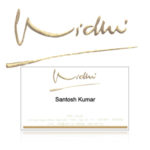 Silk Printing Business Card with Embossing