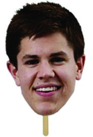 Face Cut Out with Stick
