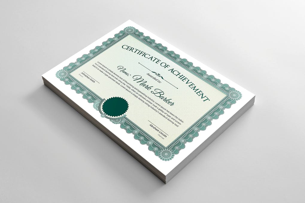 Digital certificate printing
