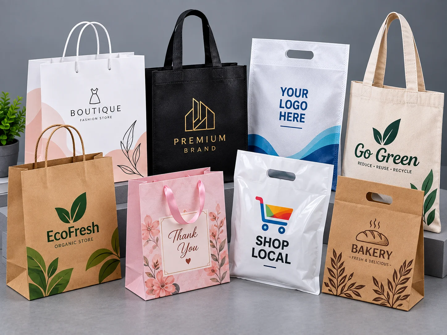 Carry Bag Printing in Munirka, New Delhi NCR India