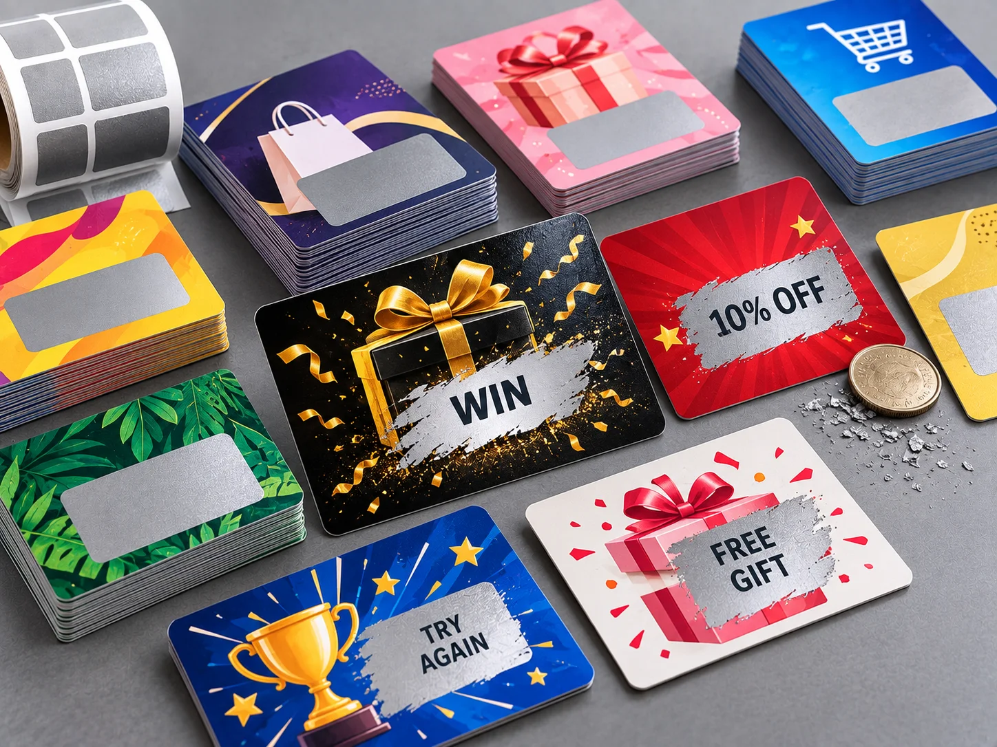 Scratch Card Printer in Munirka, Delhi NCR India.