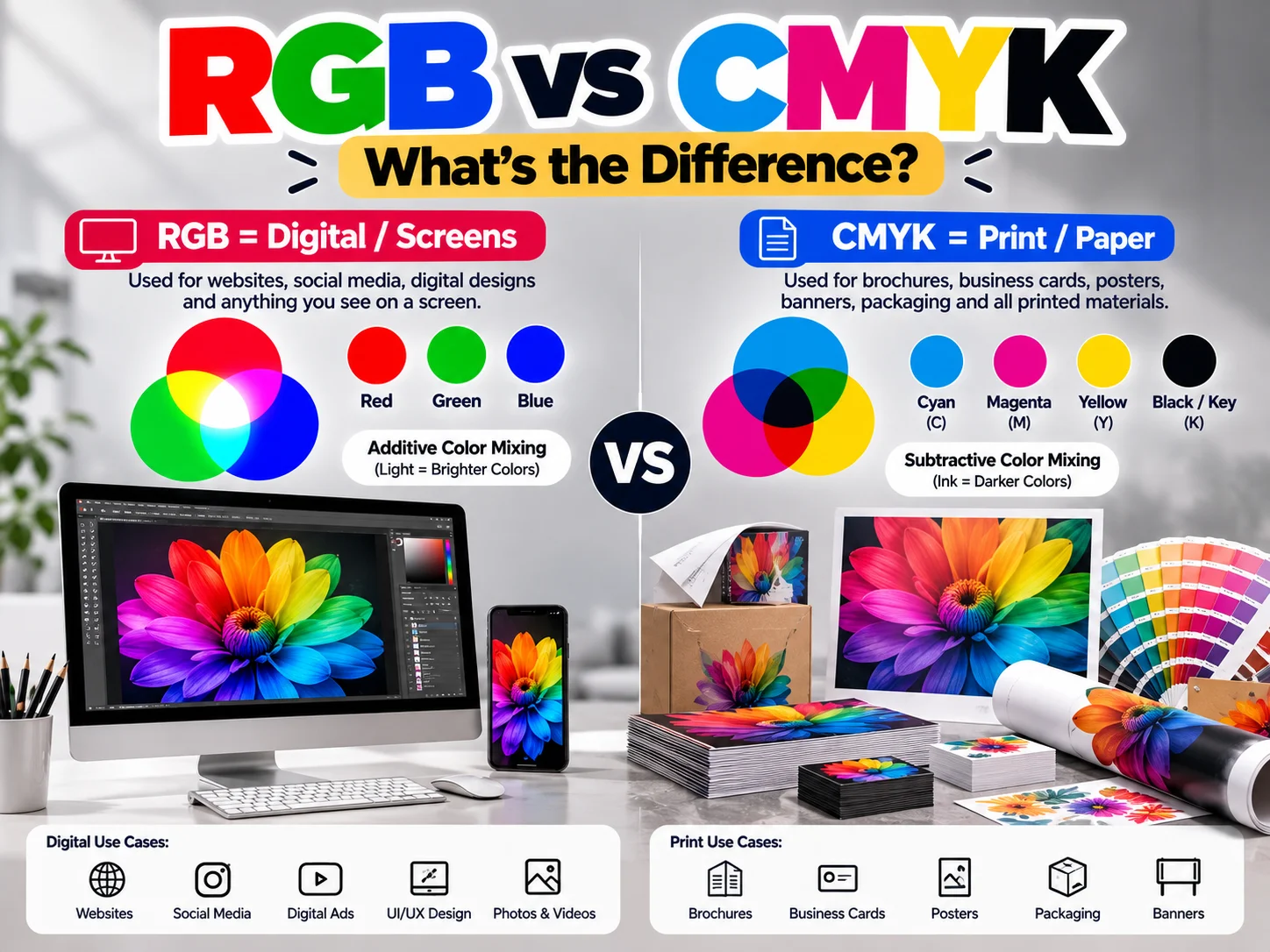 RGB vs CMYK: What’s the difference?