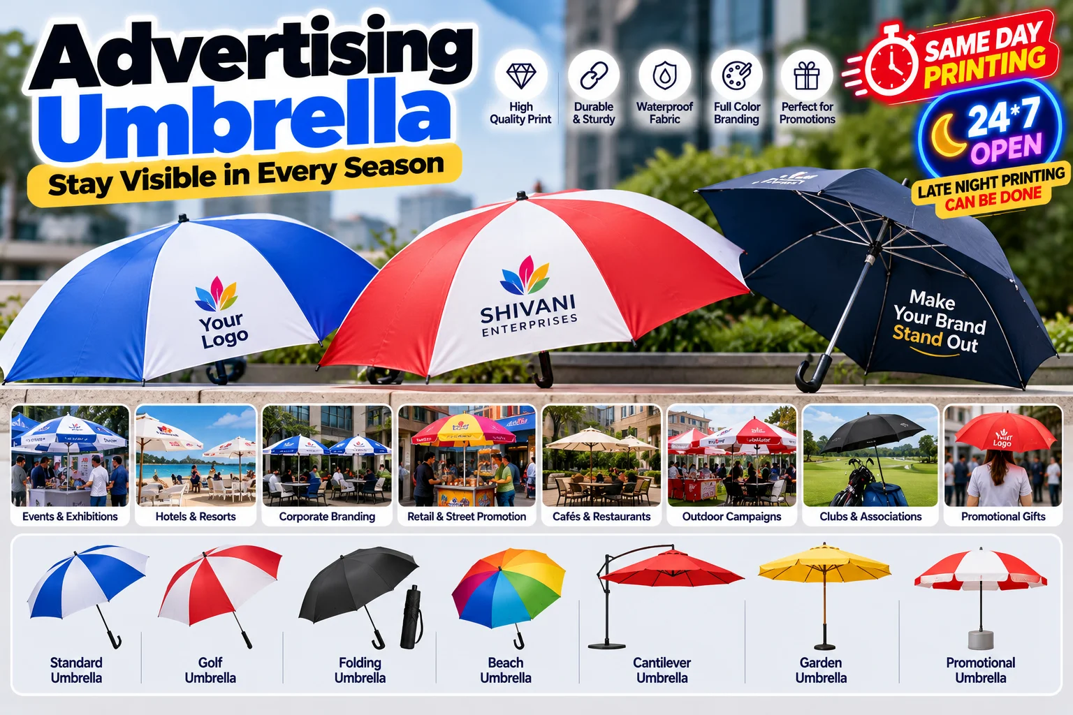 Advertising Umbrella: The Complete Buying Guide