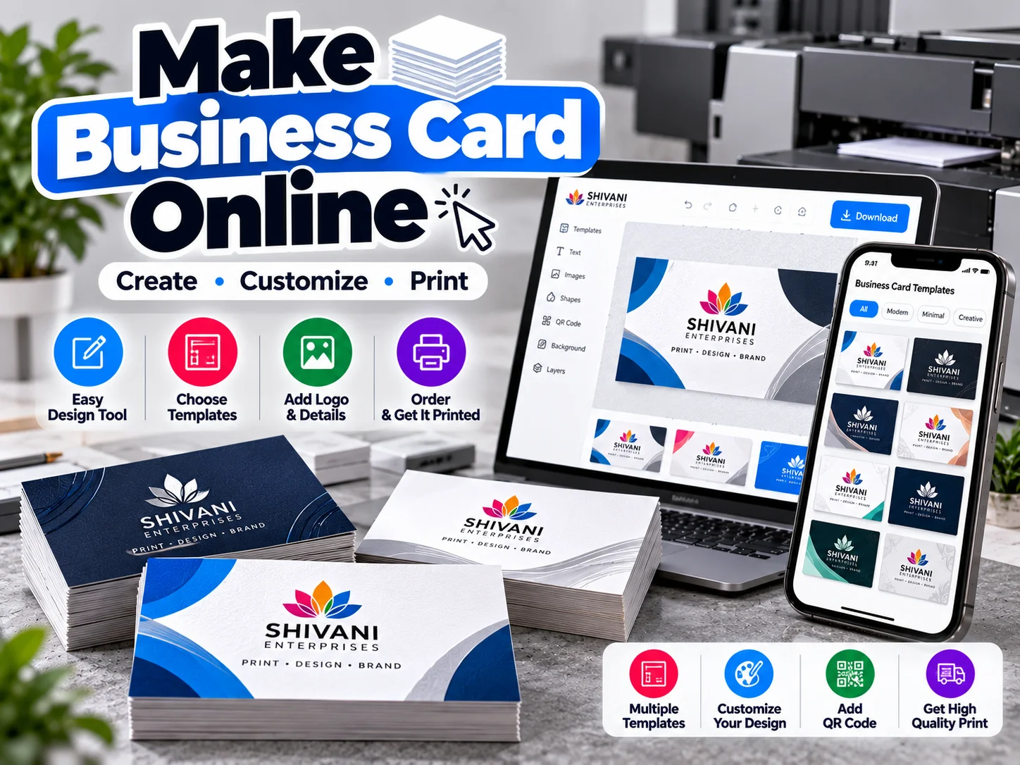 Make an e-business card at a very low cost