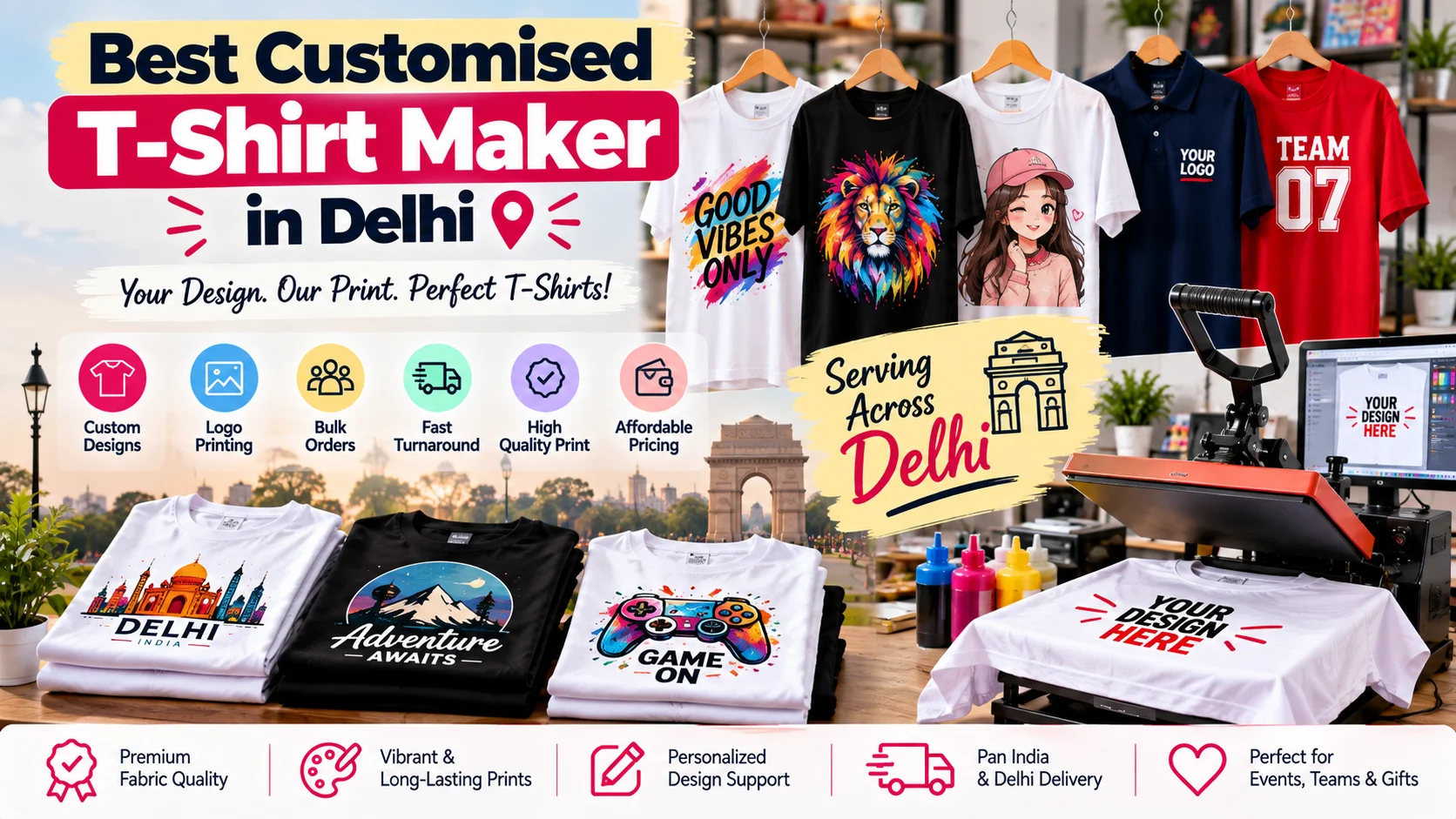 Looking For T-shirt Printing in Delhi
