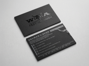 Spot UV Business Card 
