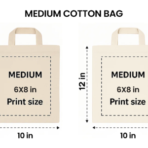 Medium Cotton Bag Printing