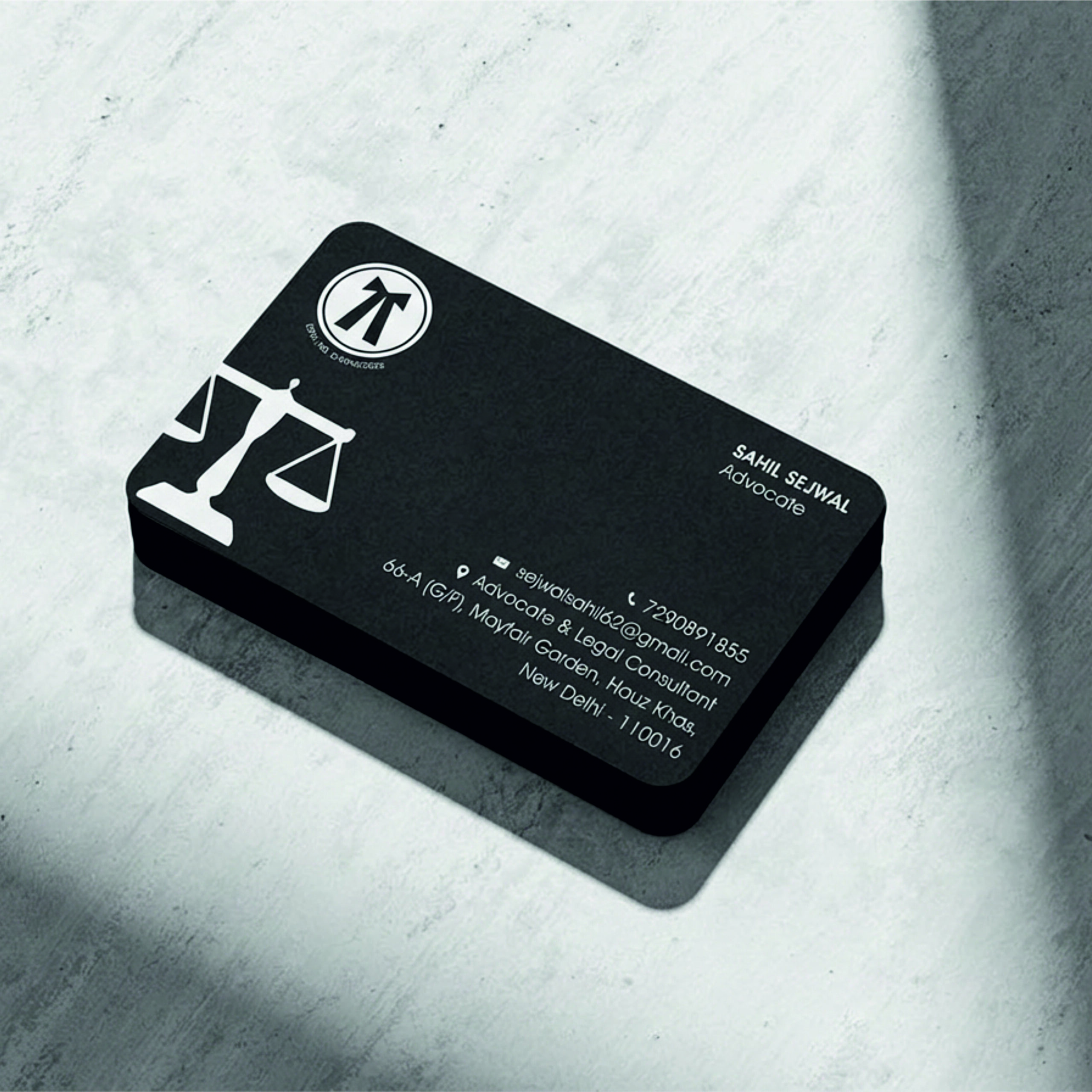 Round Corner Business Card