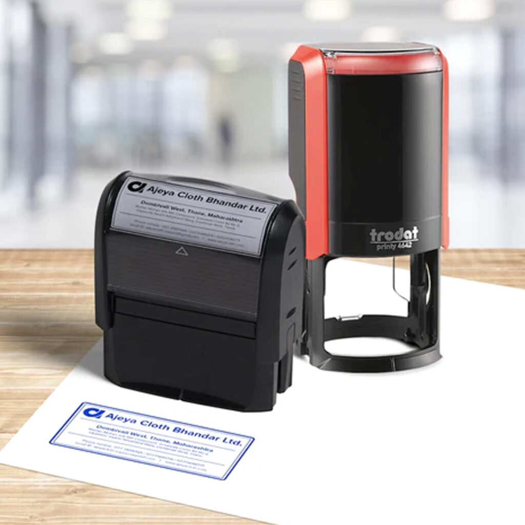 Self Inking Stamp Display Self-Inking Stamps - shivanienterprises.com