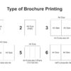 Types of Brochure Printing