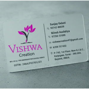 Transparent Business Card