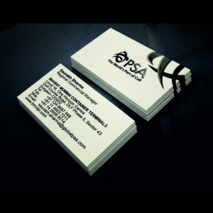 Spot UV Business Card 