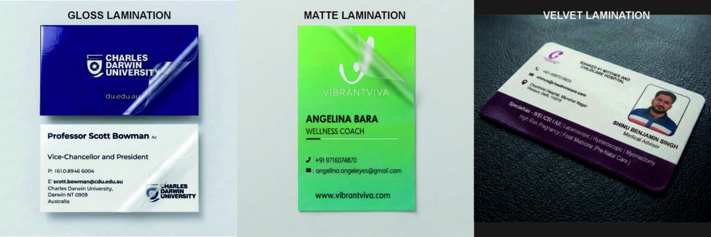 Laminated Business Card