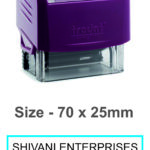 Trodat Self Ink Stamp size 70 x 25mm