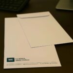 White Envelope legal size printing