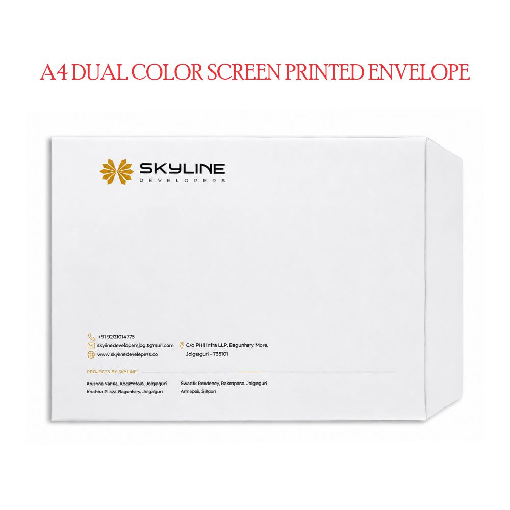 A4 Envelope Screen Printing