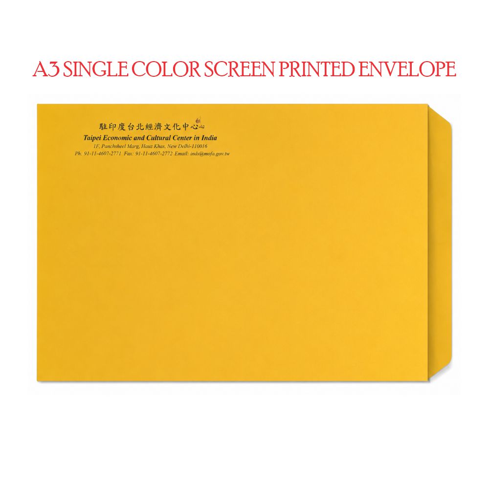 Legel Size Envelope Printing Screen printing
