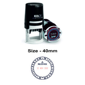 COLOP Printer R40, Dater DC Time Stamp 12 Hour, Size - 40mm