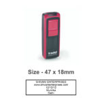 Trodat Pocket Stamp 9512, Size – 47 x 18mm