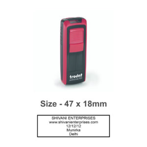 Trodat Pocket Stamp 9512, Size – 47 x 18mm