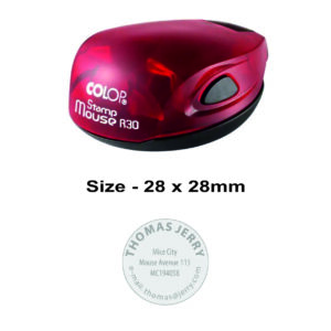 COLOP Printer Stamp Mouse R 30, Size - 28 x 28mm