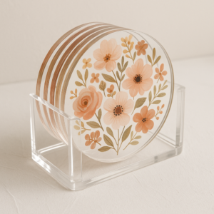 Acrylic Coaster Set Printing
