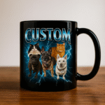 Personalize Black mug