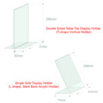 Table Top Acrylic Display Holder