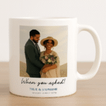 white personalize mug