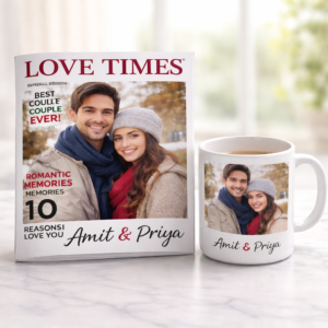 Personalized Photo Magazine Mug – Custom Printed Gift