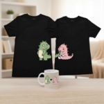 Personalized Couple Photo Mug & Matching T-Shirt Set