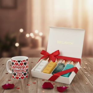 Photo Printed Mug with Bella Vita Perfume – Gift for Men