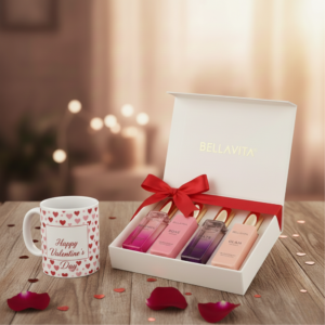 Customized Mug with Bella Vita Perfume Gift for Women