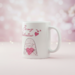 Be my valentine mug printing