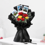 Custom Polaroid Flower Bouquet