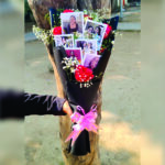 Personalised photo flower bouquet