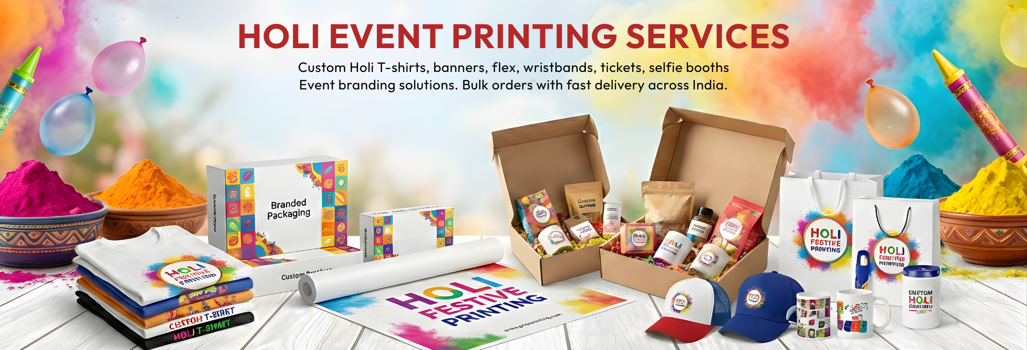 Holi Event Printing Services