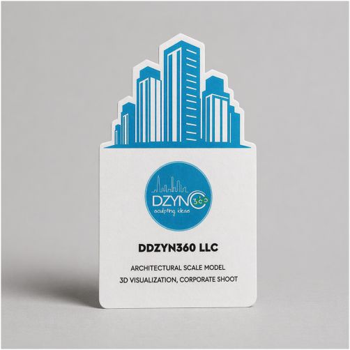 CUSTOM SHAPE BUSINESS CARD