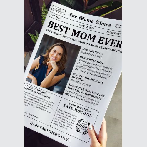 Mother's day newspaper