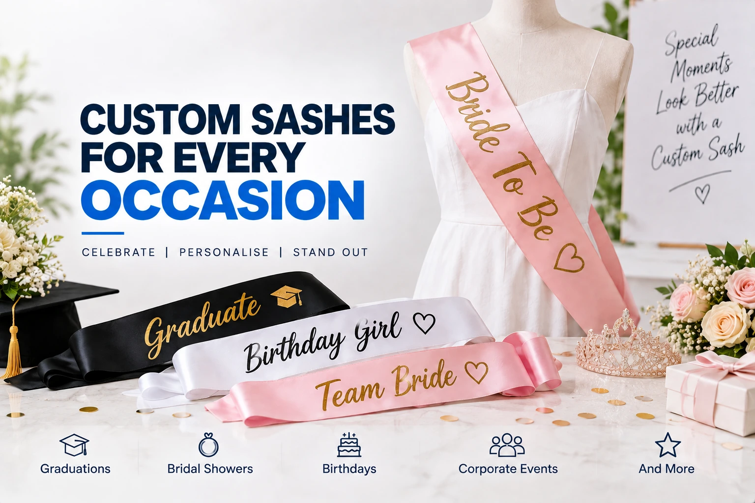 The Top 10 Occasions to Wear a Custom Sash and Stand Out in Style