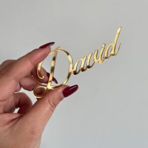 Personalised Acrylic Name Card