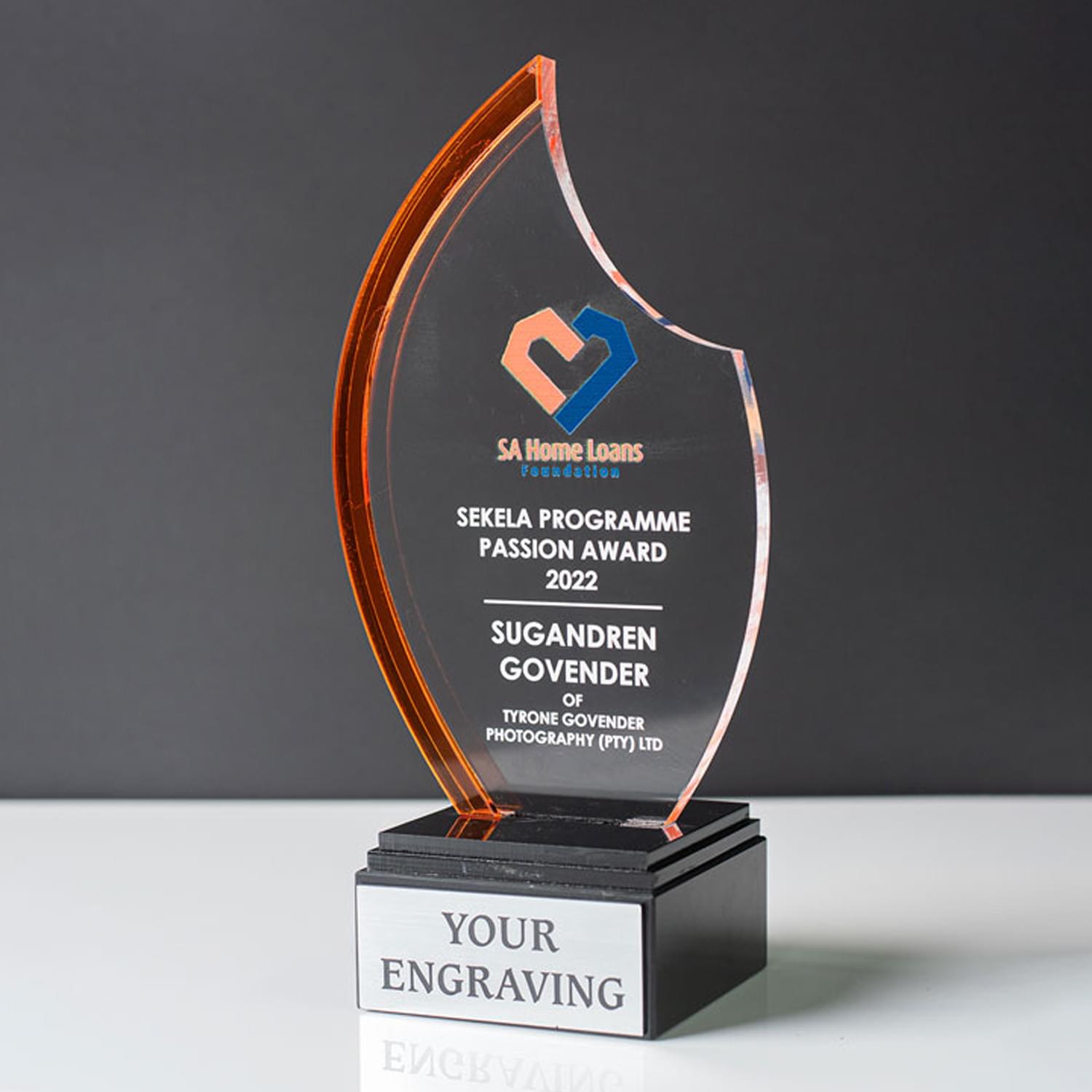 Custom Acrylic Trophy